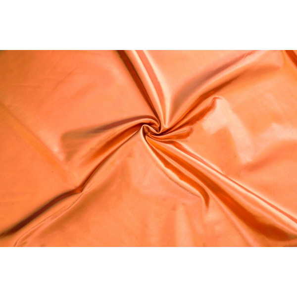 Tissu stretch élasthanne cuivre orangé