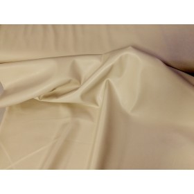 Tissu imperméable aspect cuir - grège