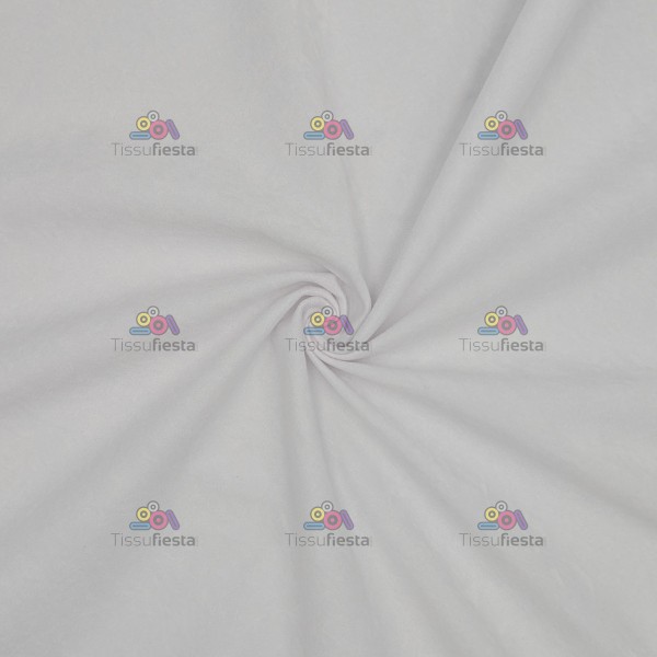 Tissu Aspect Daim Blanc