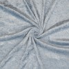 Tissu Panne de Velours Bleu Glacier