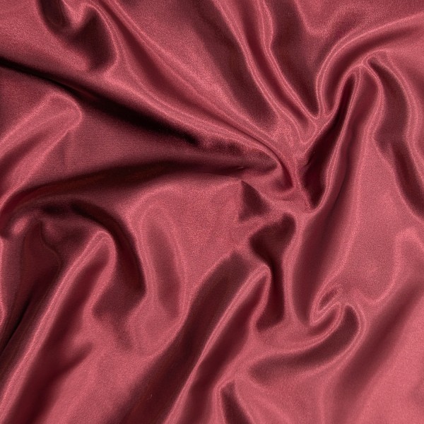 Tissu Satin Luxe Bordeaux