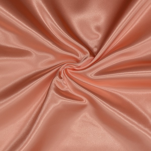 Tissu Satin Luxe Rose Versailles