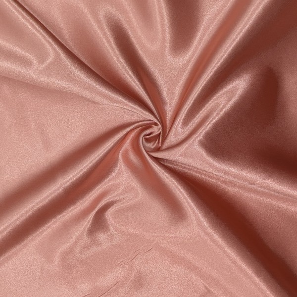 Tissu Satin Luxe Vieux Rose