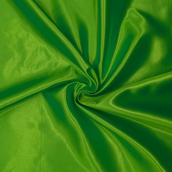 Tissu Satin Luxe Vert Fluo