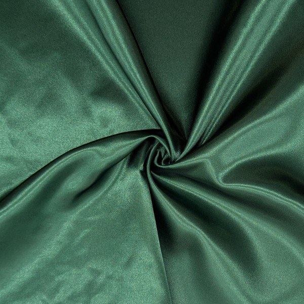 Tissu Satin Luxe Vert Foncé