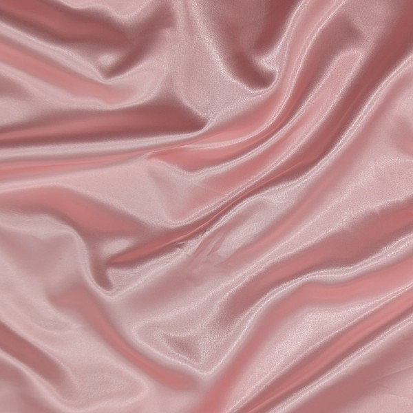 Tissu Satin Luxe Rose Poudré