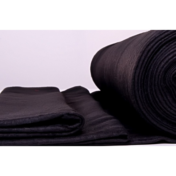 Tissu pas cher: Tissu Feutrine Noir au Metre sur